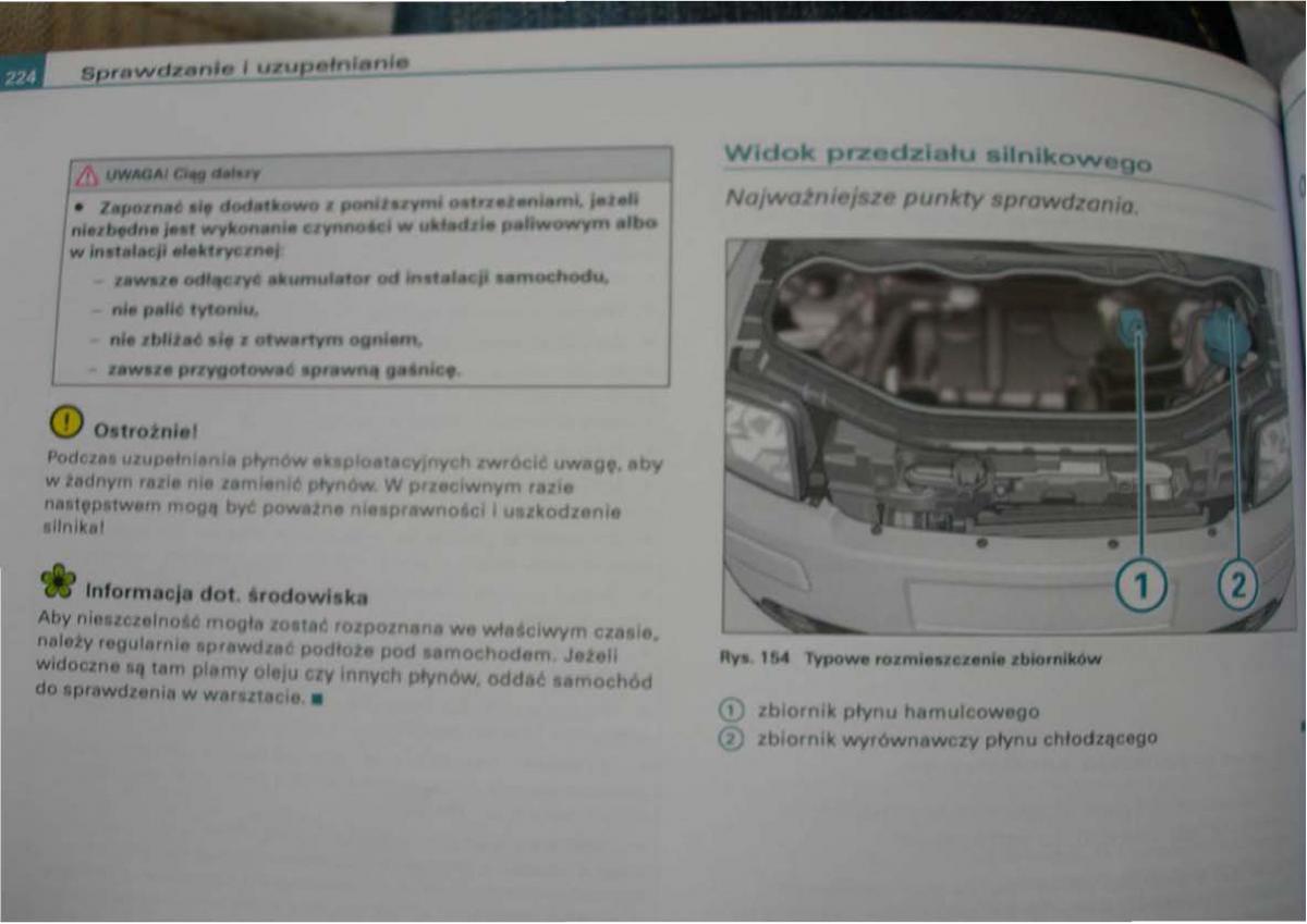 Audi A2 instrukcja obslugi / page 218