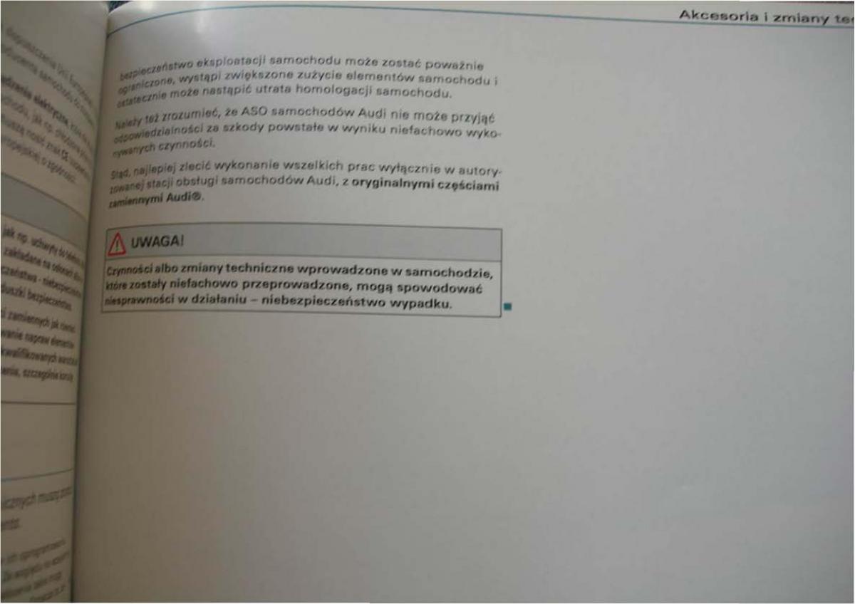 Audi A2 instrukcja obslugi / page 243