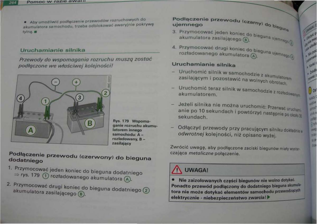 Audi A2 instrukcja obslugi / page 256