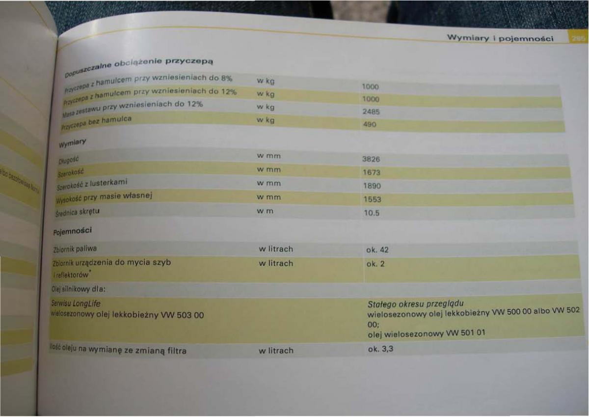 Audi A2 instrukcja obslugi / page 274