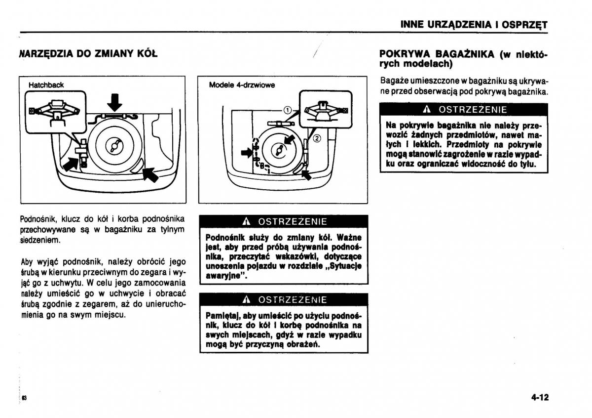 Suzuki Swift III MK3 instrukcja obslugi / page 60