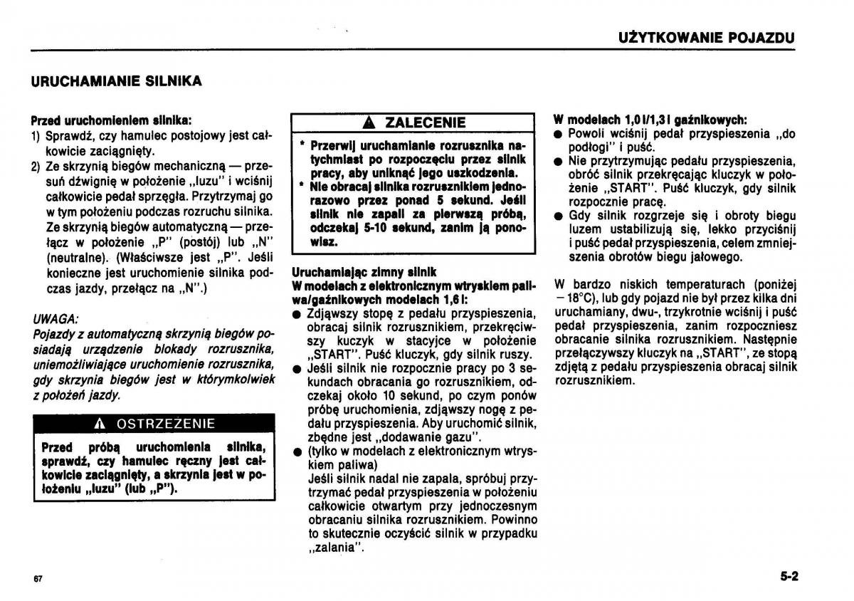 Suzuki Swift III MK3 instrukcja obslugi / page 64