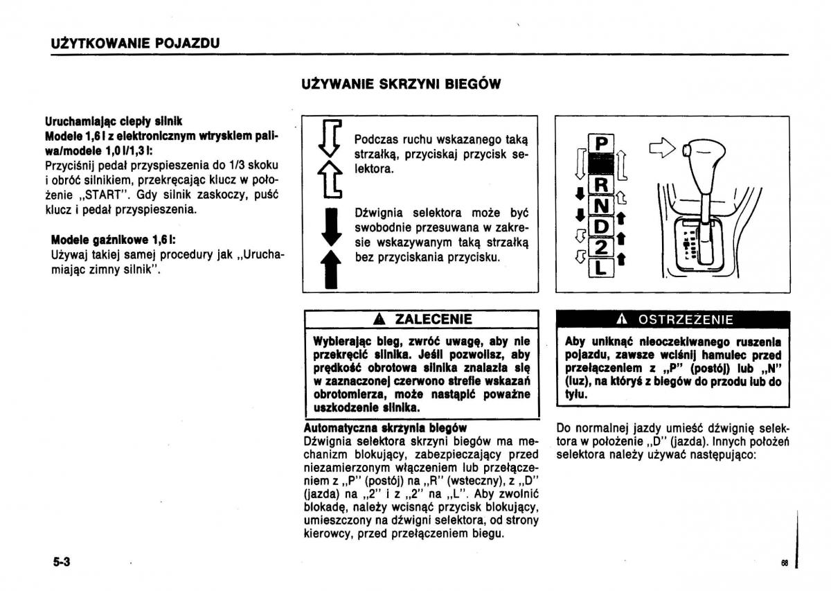 Suzuki Swift III MK3 instrukcja obslugi / page 65