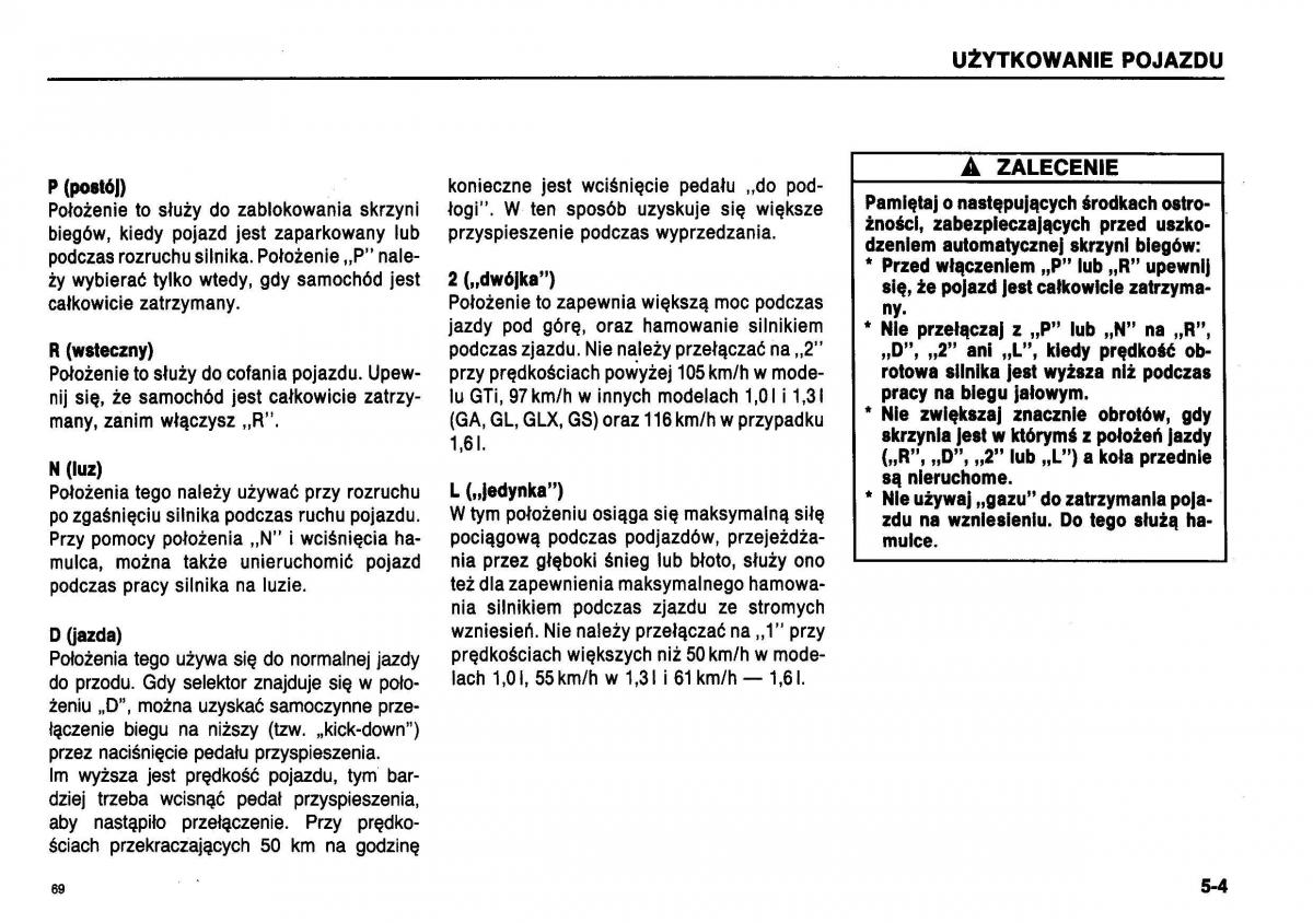 Suzuki Swift III MK3 instrukcja obslugi / page 66