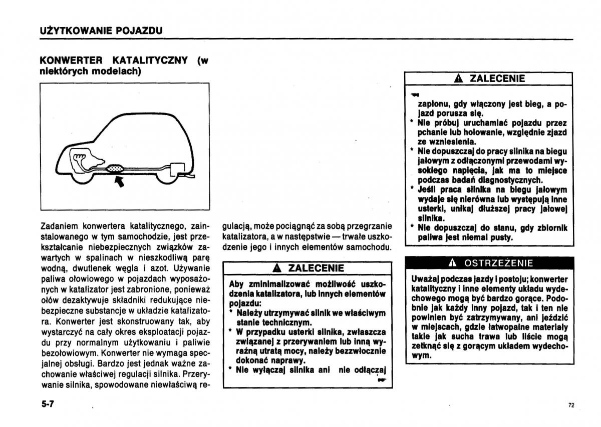 Suzuki Swift III MK3 instrukcja obslugi / page 69