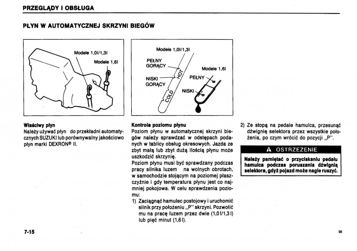 Suzuki Swift III MK3 instrukcja obslugi / page 94