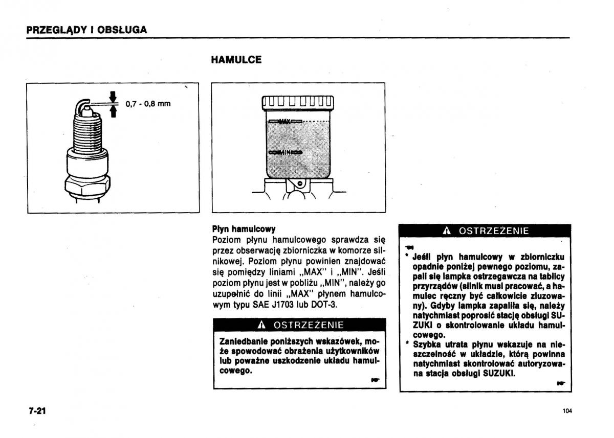 Suzuki Swift III MK3 instrukcja obslugi / page 100