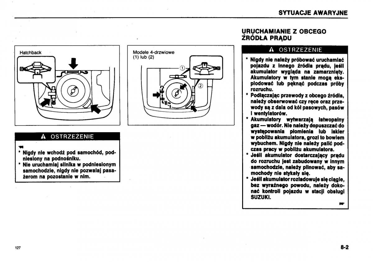 Suzuki Swift III MK3 instrukcja obslugi / page 122