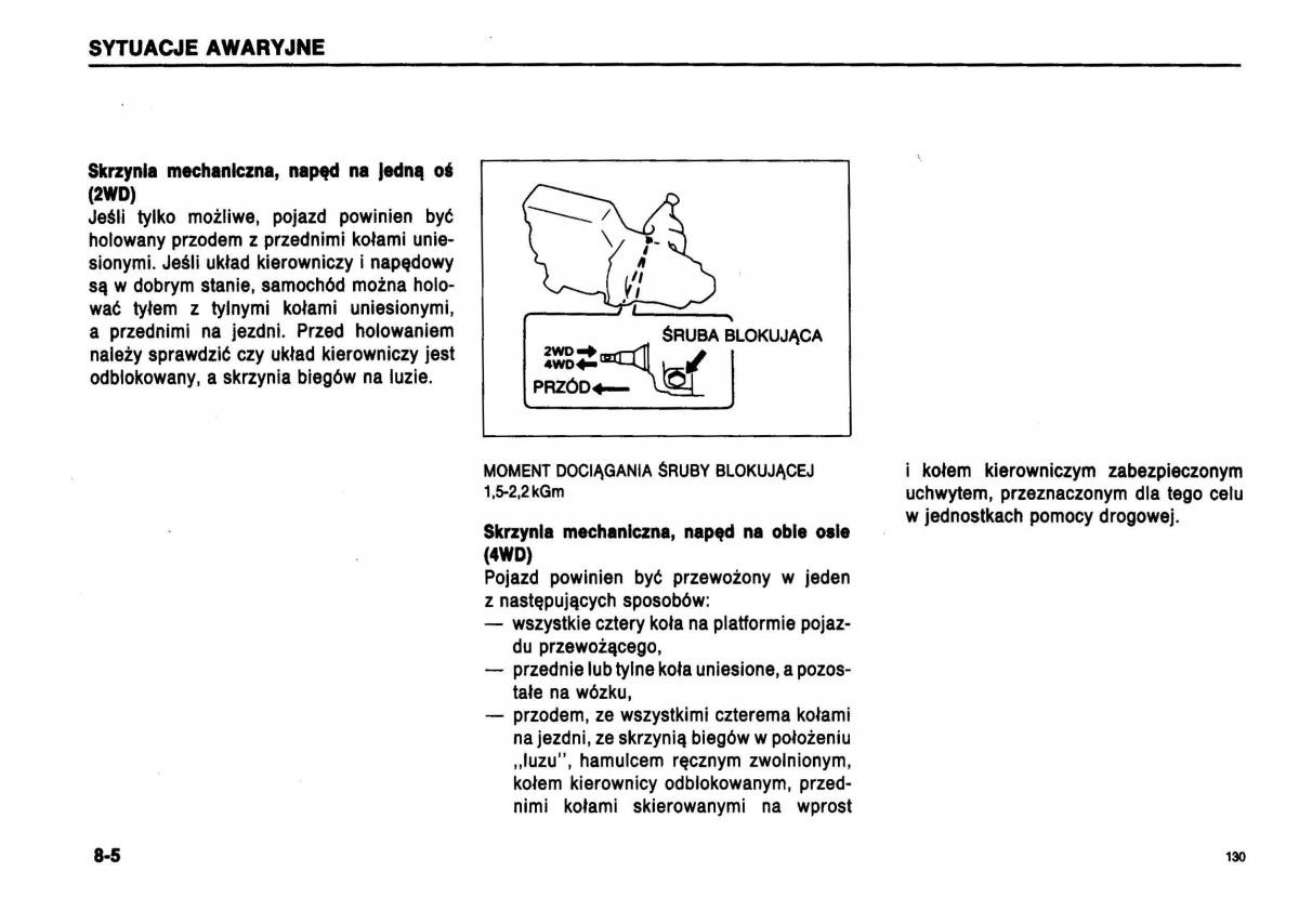 Suzuki Swift III MK3 instrukcja obslugi / page 125