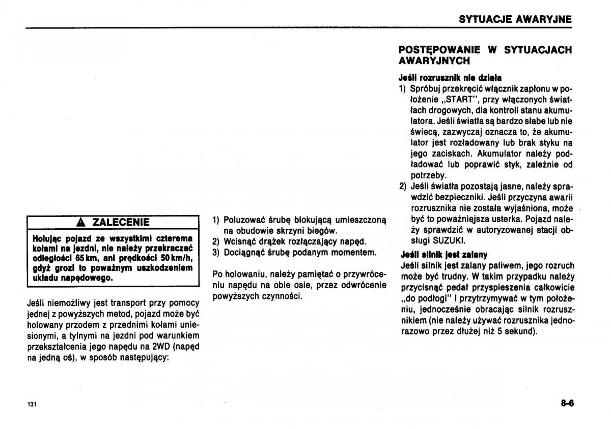 Suzuki Swift III MK3 instrukcja obslugi / page 126