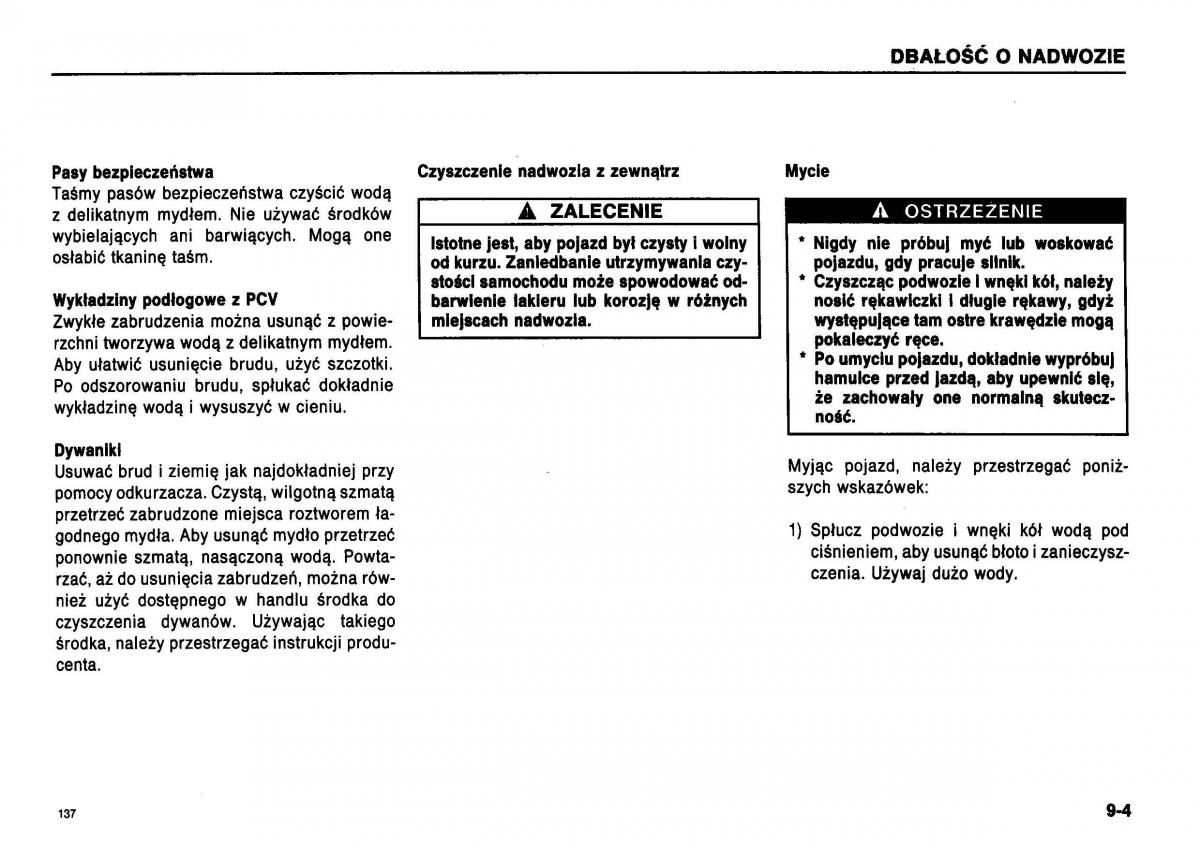 Suzuki Swift III MK3 instrukcja obslugi / page 132