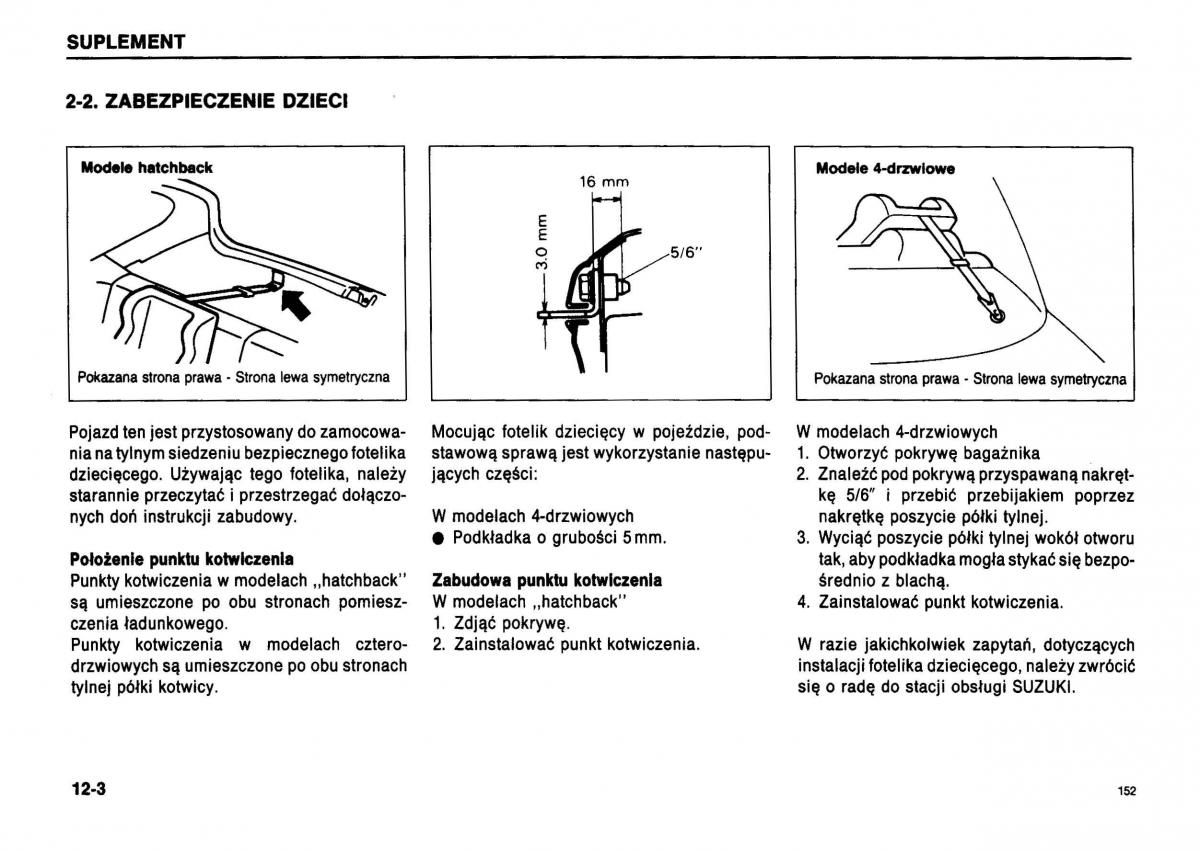 Suzuki Swift III MK3 instrukcja obslugi / page 146