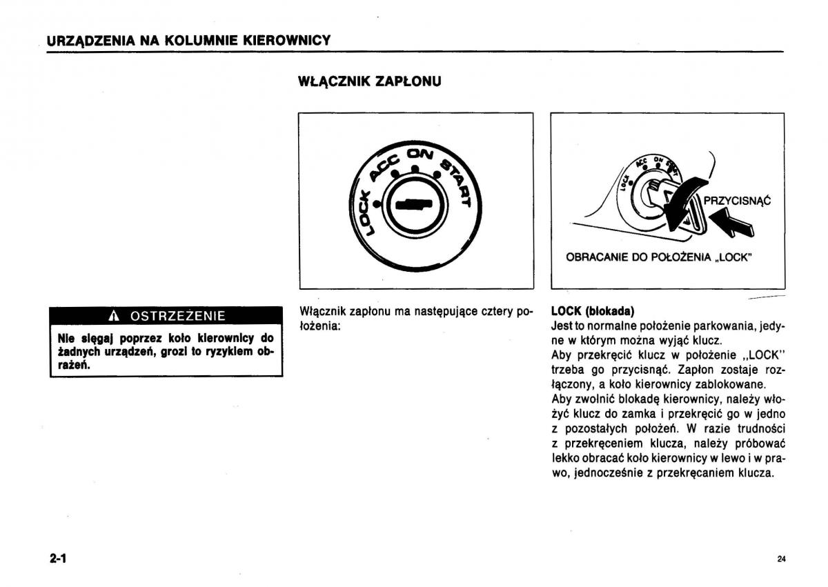 Suzuki Swift III MK3 instrukcja obslugi / page 22