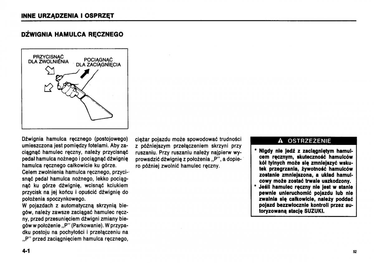 Suzuki Swift III MK3 instrukcja obslugi / page 49