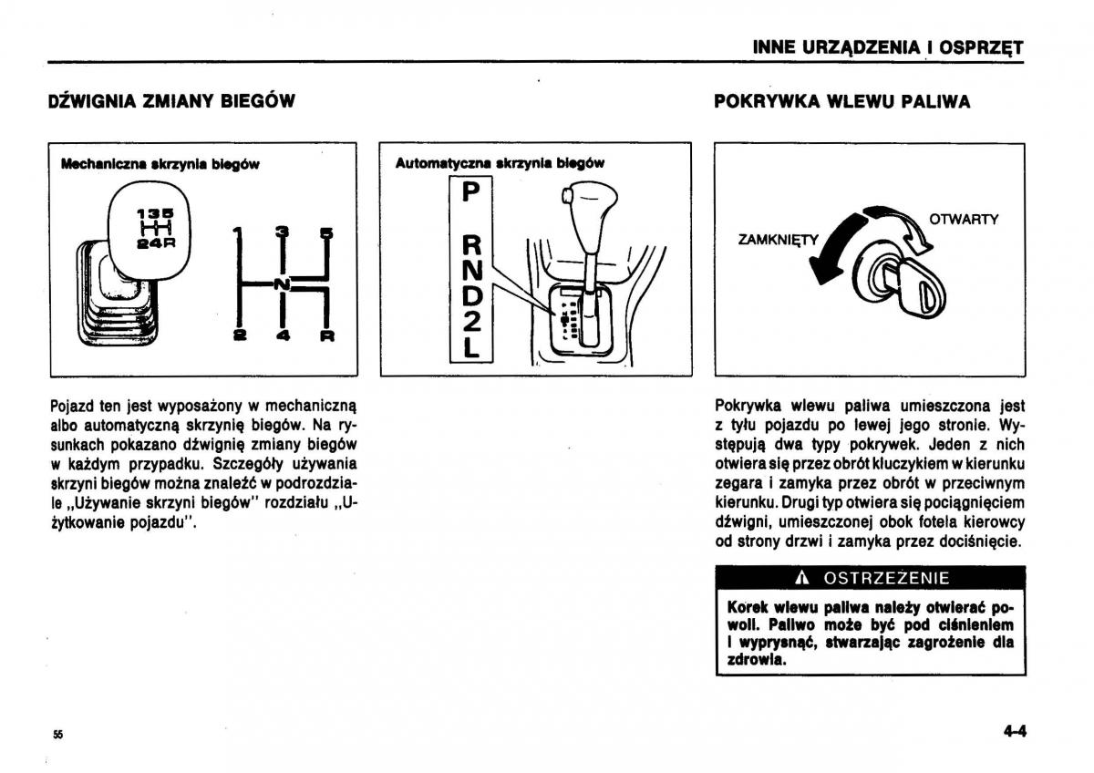 Suzuki Swift III MK3 instrukcja obslugi / page 52