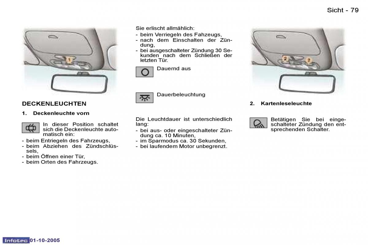 Peugeot 307 Handbuch / page 88