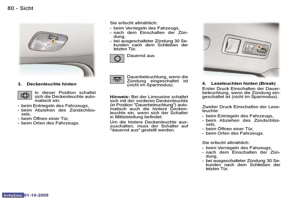 Peugeot 307 Handbuch / page 89