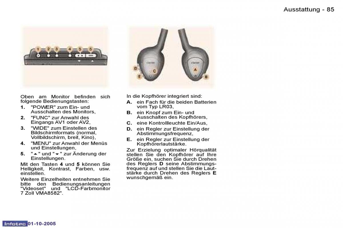 Peugeot 307 Handbuch / page 96