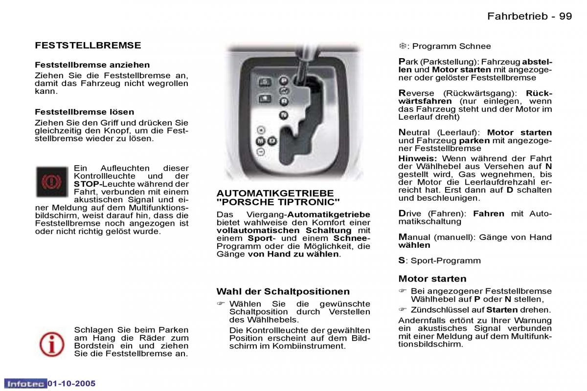 Peugeot 307 Handbuch / page 112