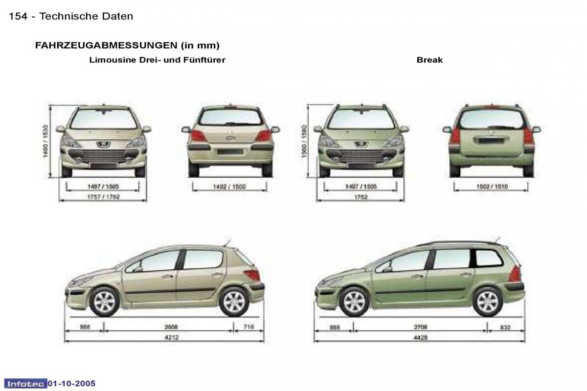 Peugeot 307 Handbuch / page 170