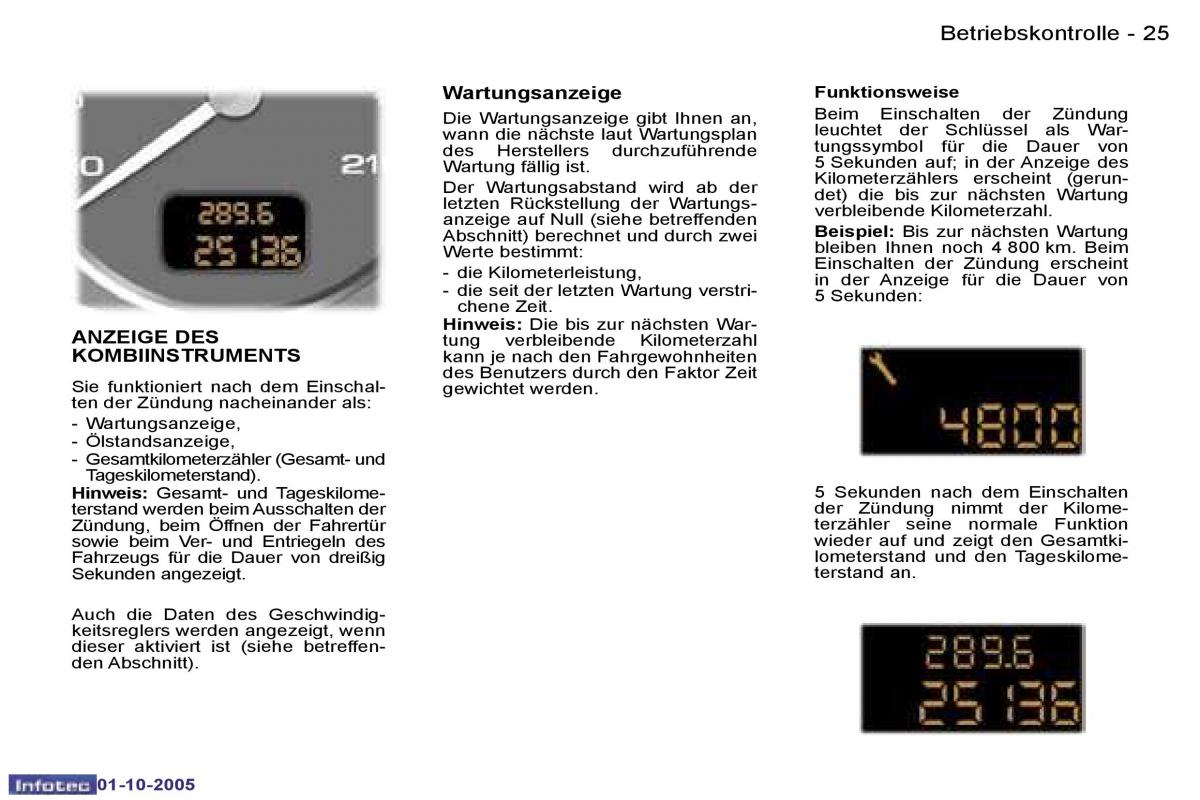 Peugeot 307 Handbuch / page 22