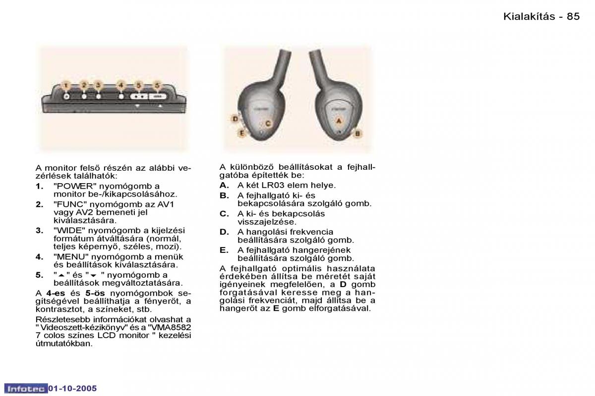 Peugeot 307 Kezelesi utmutato / page 96