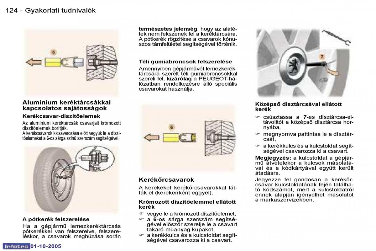 Peugeot 307 Kezelesi utmutato / page 135