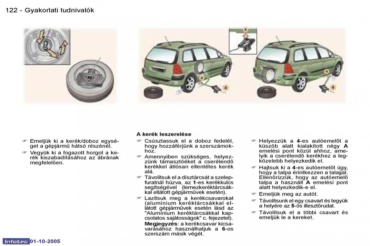 Peugeot 307 Kezelesi utmutato / page 137