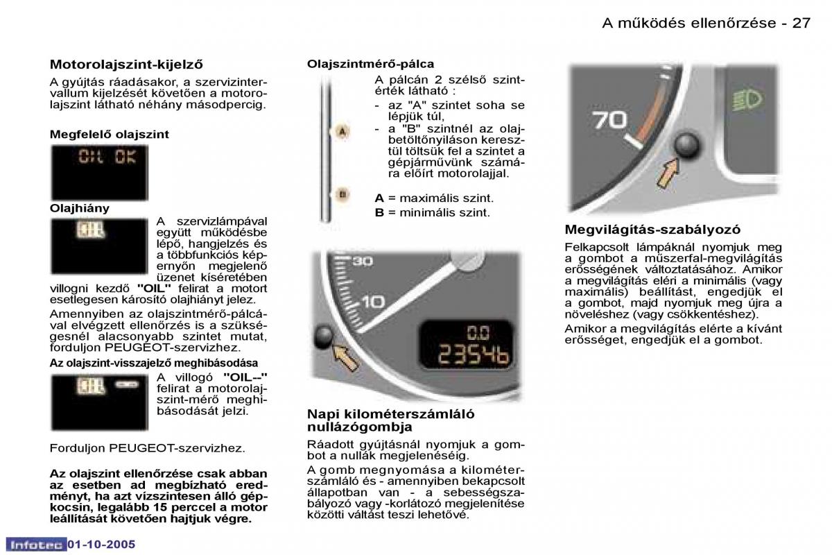 Peugeot 307 Kezelesi utmutato / page 24