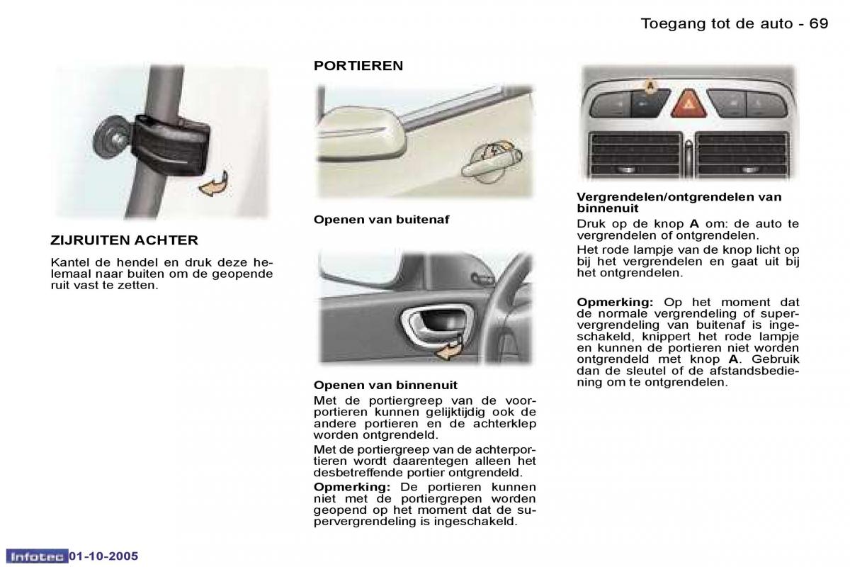 Peugeot 307 handleiding / page 74