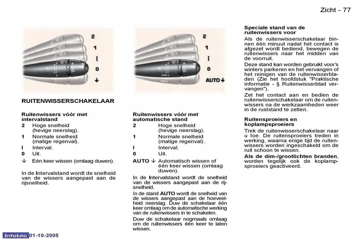 Peugeot 307 handleiding / page 85