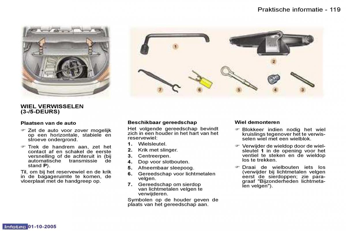 Peugeot 307 handleiding / page 133