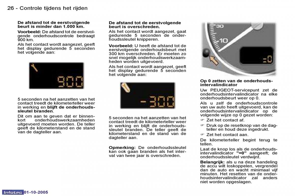 Peugeot 307 handleiding / page 27