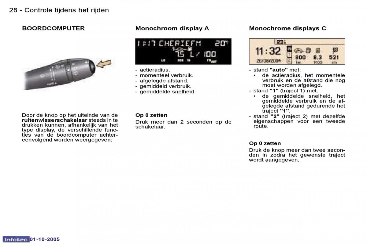 Peugeot 307 handleiding / page 30