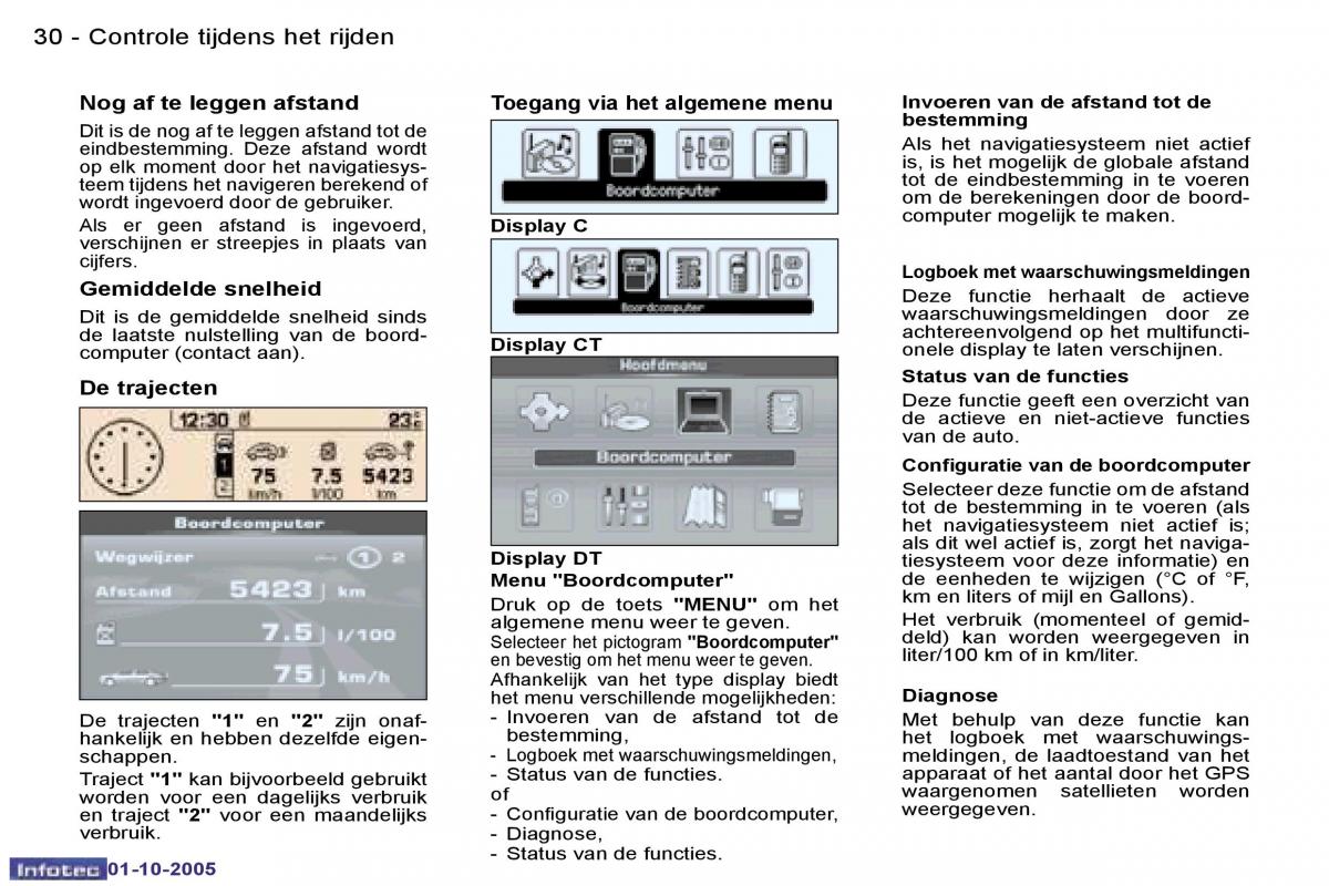 Peugeot 307 handleiding / page 32