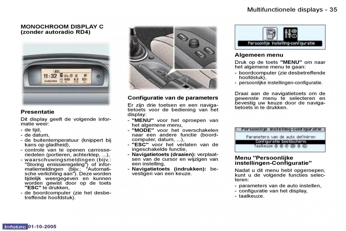 Peugeot 307 handleiding / page 37