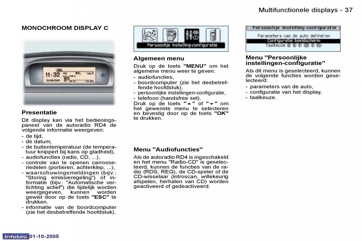 Peugeot 307 handleiding / page 39