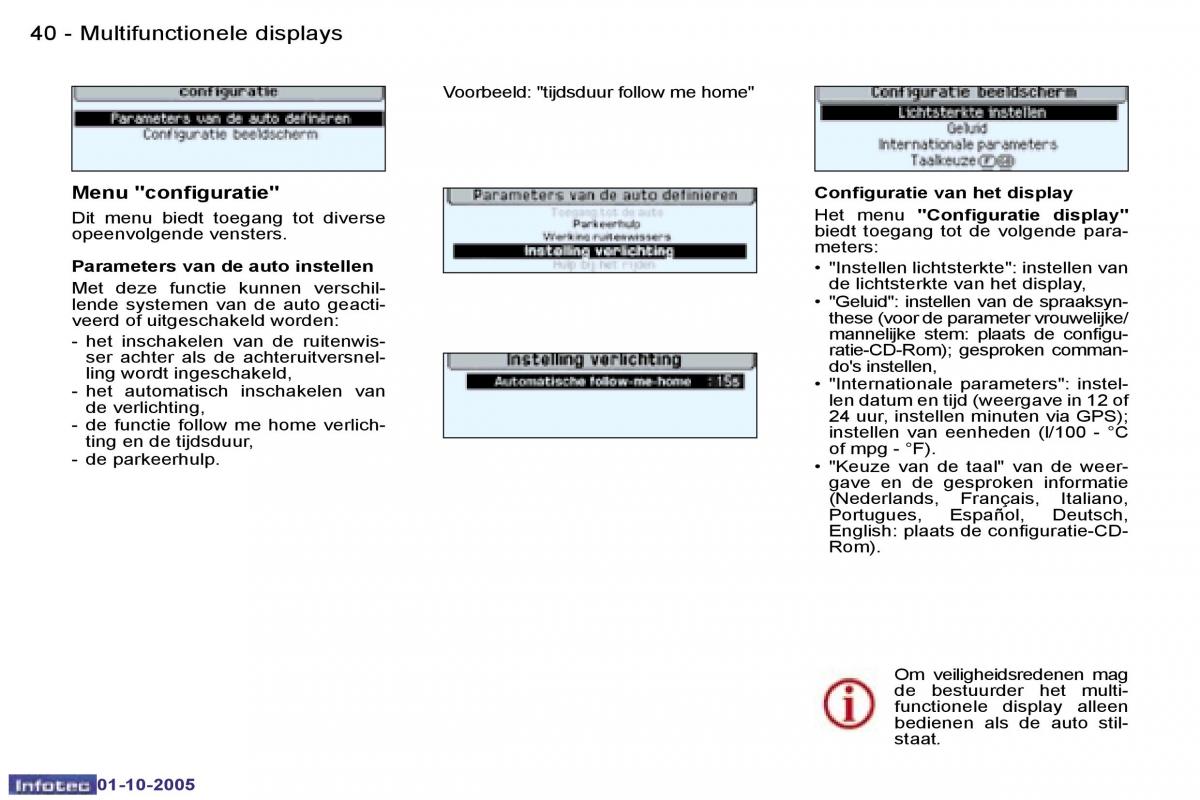 Peugeot 307 handleiding / page 42