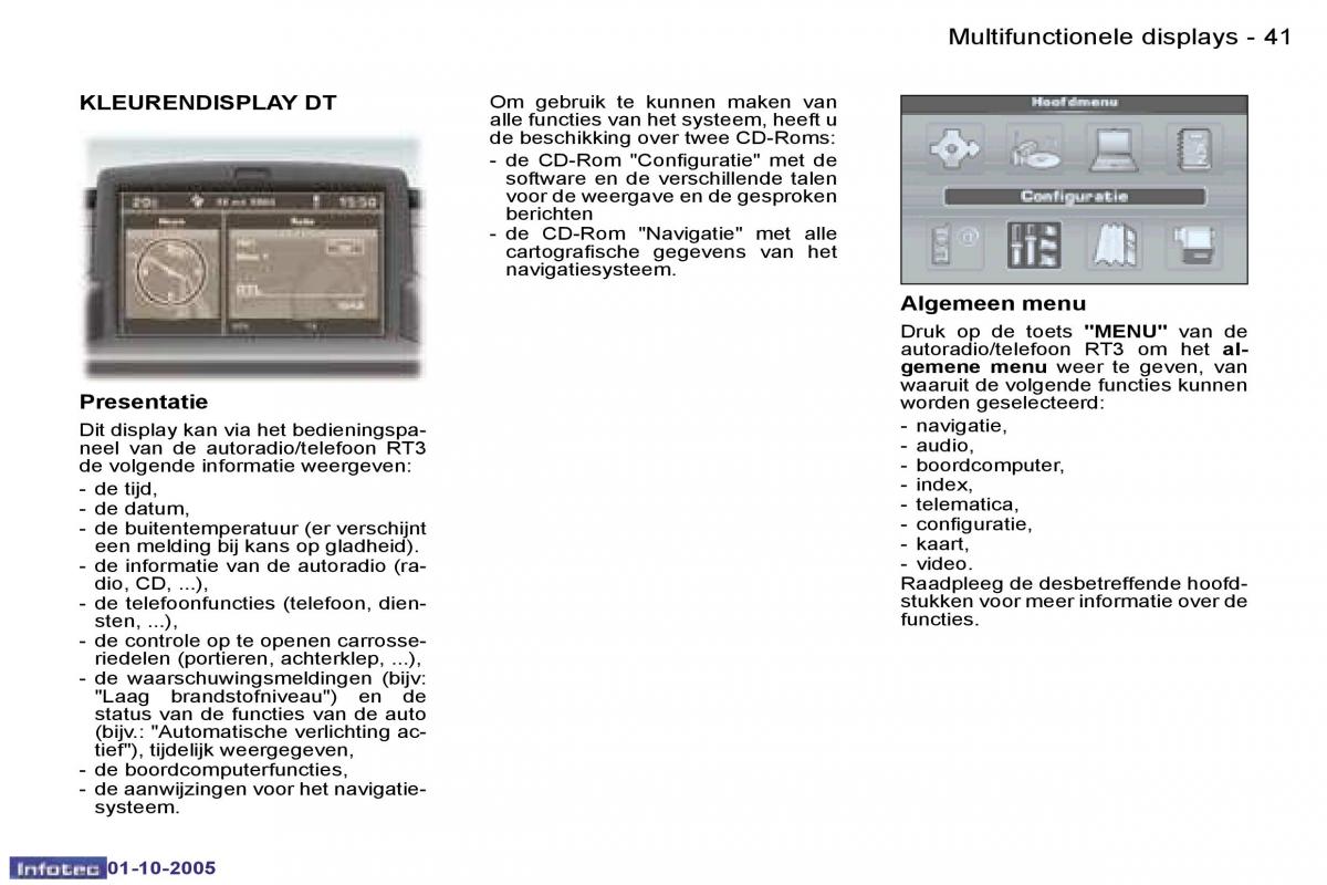 Peugeot 307 handleiding / page 43