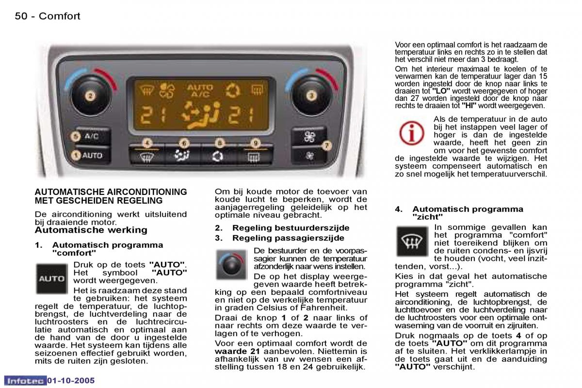 Peugeot 307 handleiding / page 52