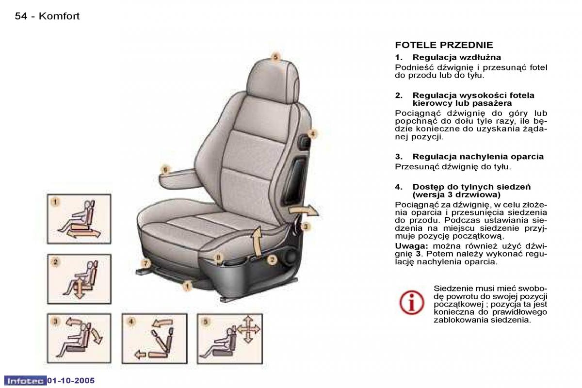 Peugeot 307 instrukcja obslugi / page 57