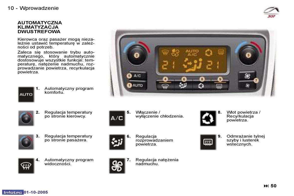 Peugeot 307 instrukcja obslugi / page 8