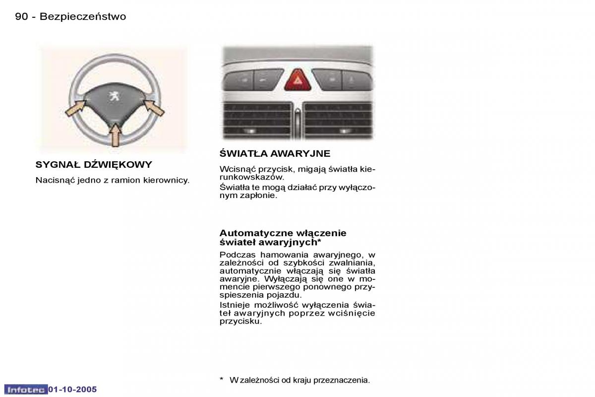 Peugeot 307 instrukcja obslugi / page 101