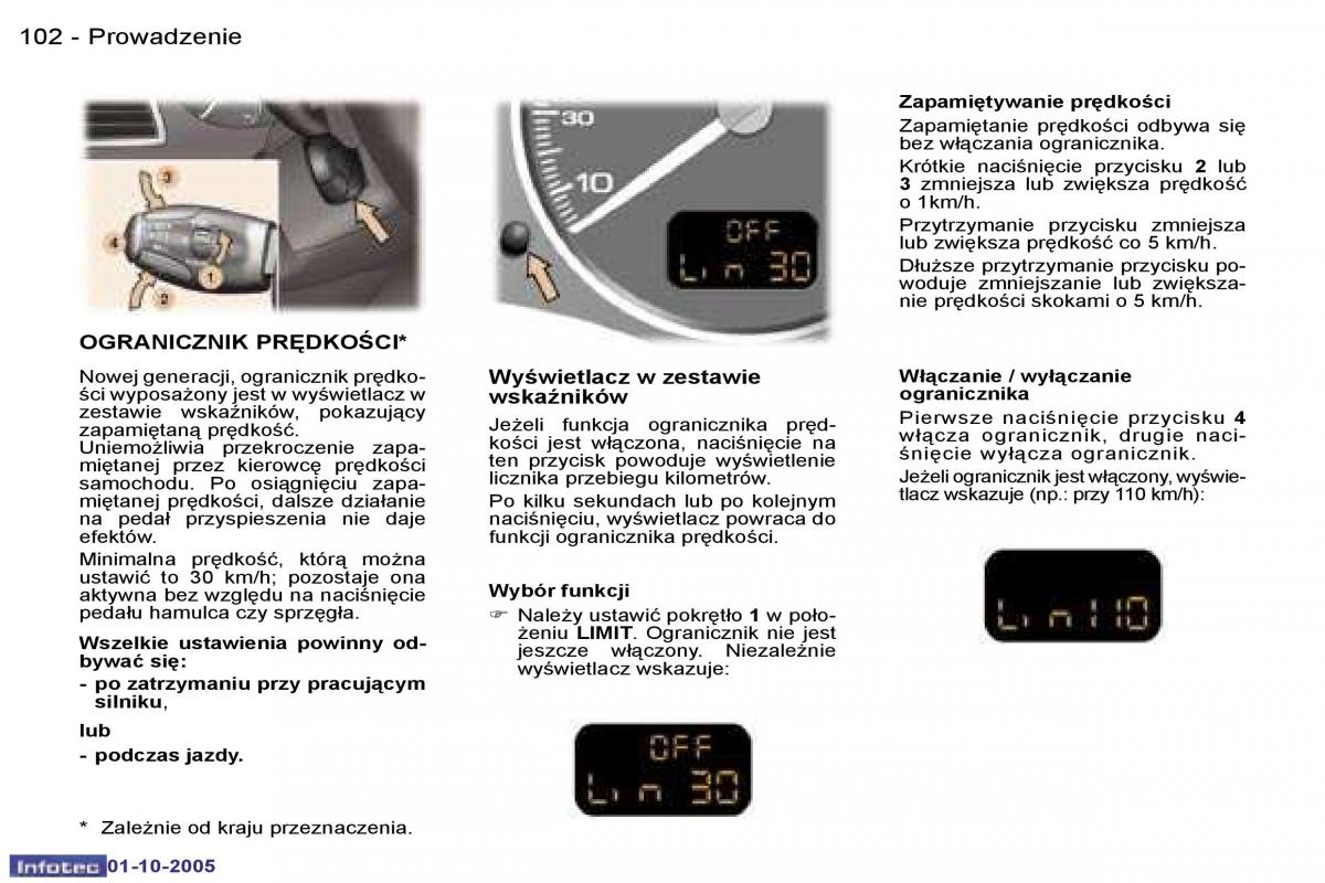 Peugeot 307 instrukcja obslugi / page 116