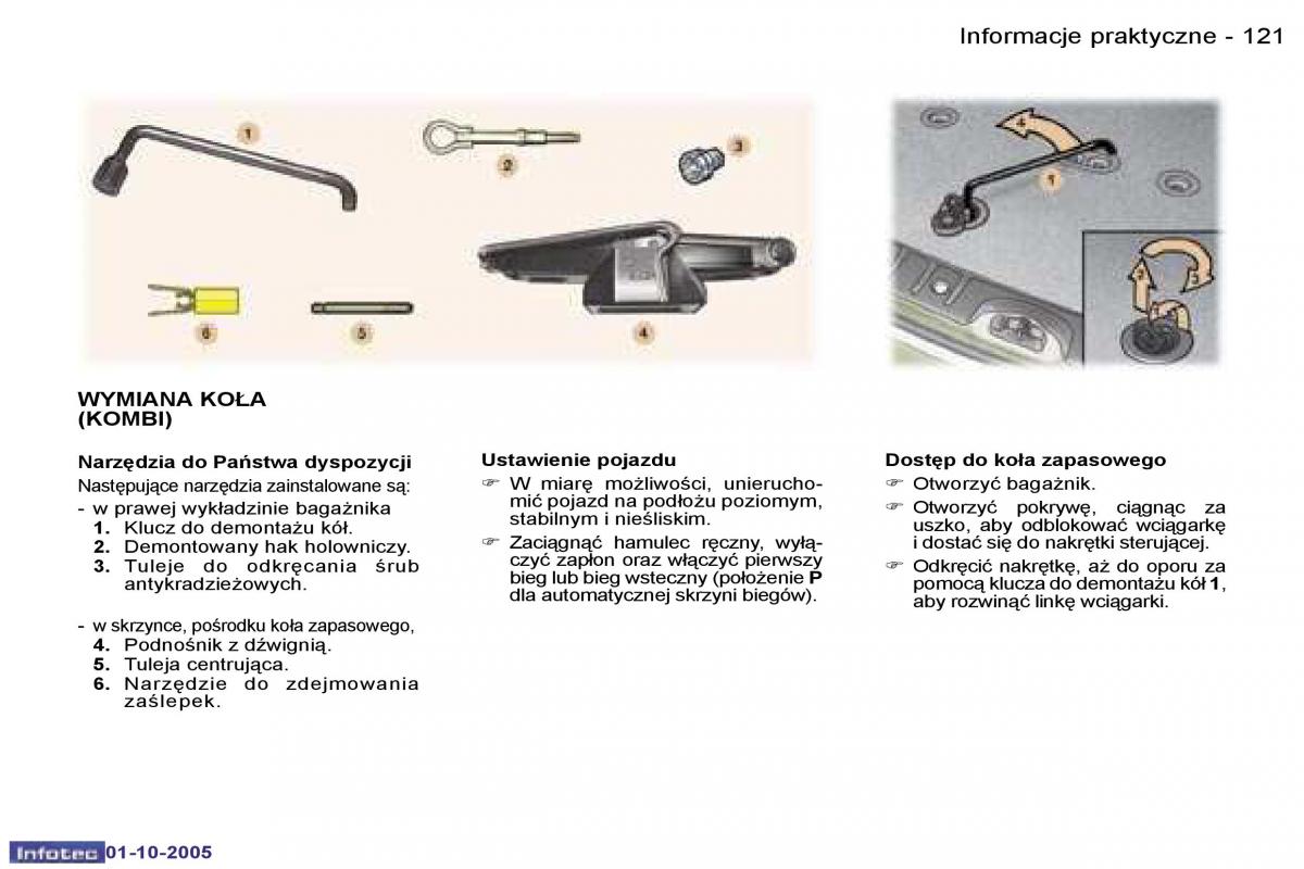 Peugeot 307 instrukcja obslugi / page 136