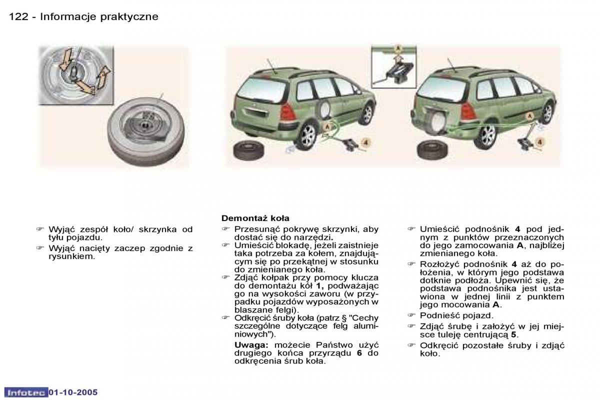 Peugeot 307 instrukcja obslugi / page 137