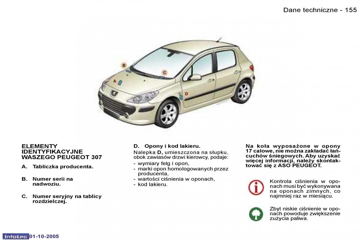 Peugeot 307 instrukcja obslugi / page 171