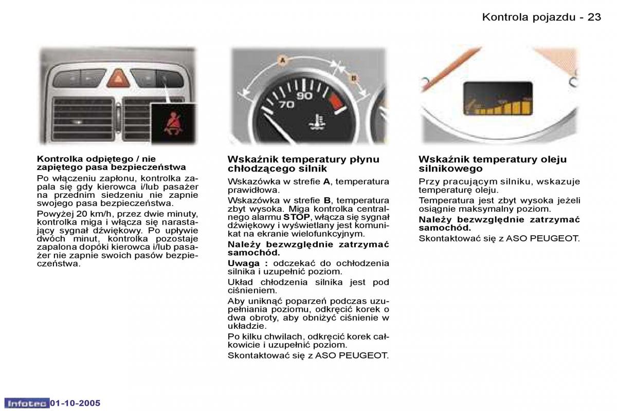 Peugeot 307 instrukcja obslugi / page 20