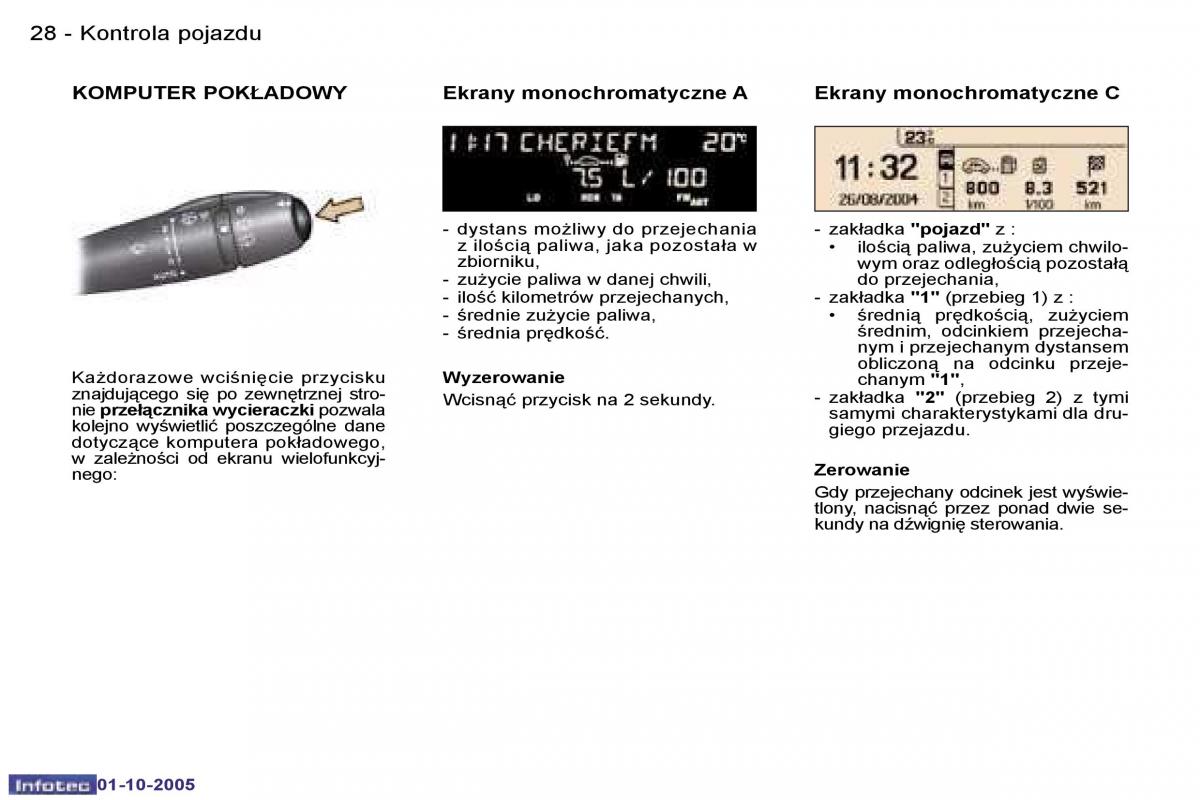 Peugeot 307 instrukcja obslugi / page 30