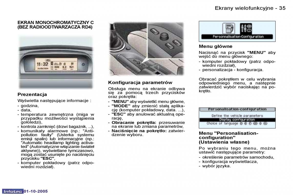 Peugeot 307 instrukcja obslugi / page 37